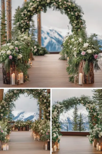 15 Enchanting Alpine Lodge Wedding Ceremony Ideas
